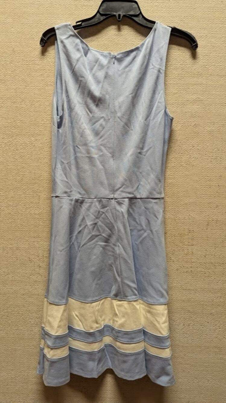 Love Ady Size Large Blue White sleeveless dress skater